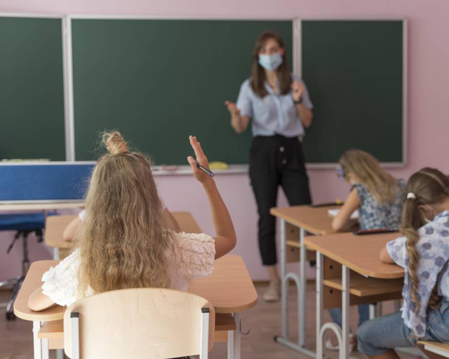 Prévention tabac en milieu scolaire Classe assistant à un cours / prévention
