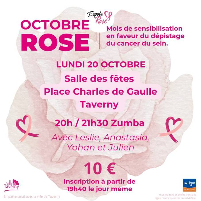 Affiche Octobre Rose, Espoir Rose