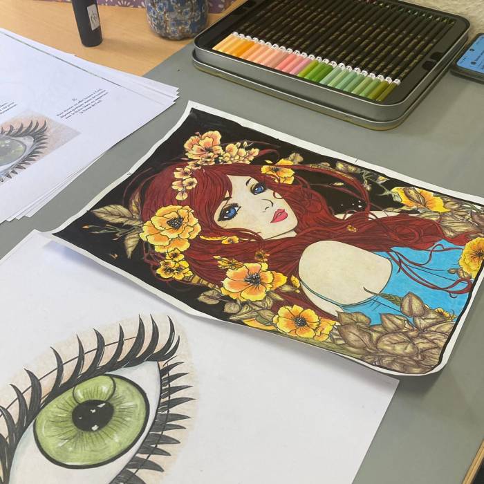 coloriage artistique