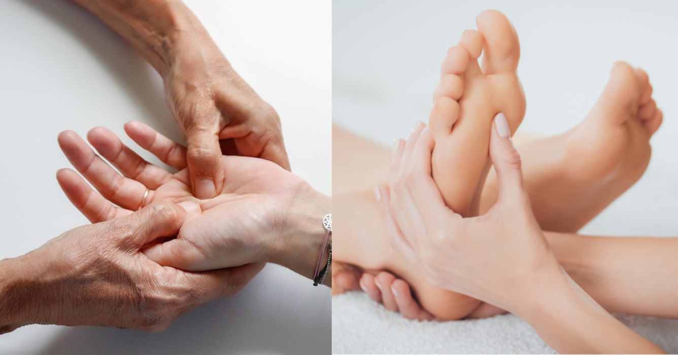 réflexologie plantaire et palmaire