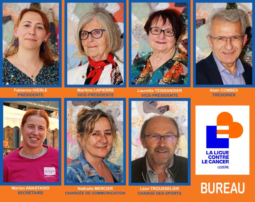 Bureau de la Ligue contre le cancer - comité Lozère
