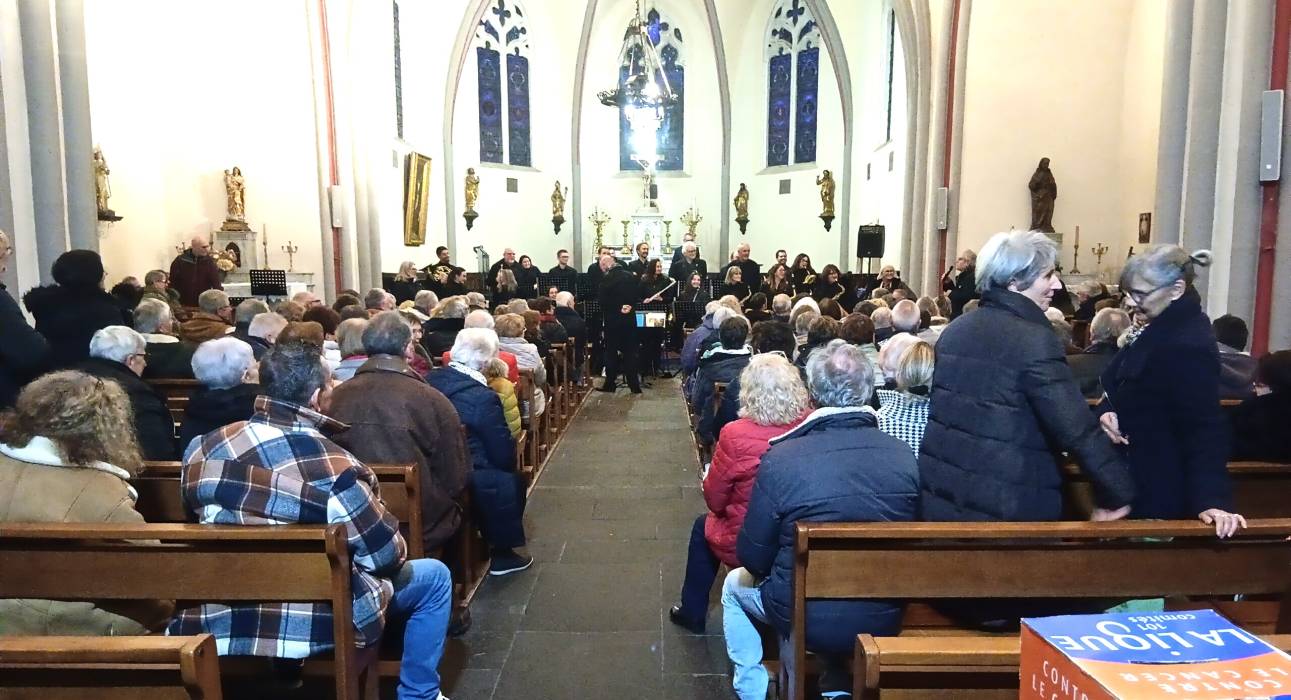 Concert du 24 janvier au sein de l'église de Joze.