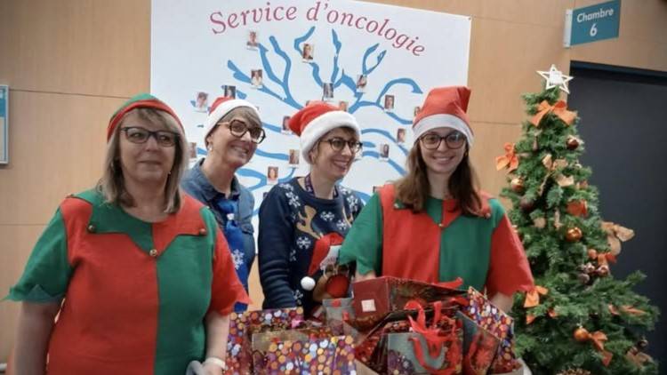 cadeaux aux patients mittan noel