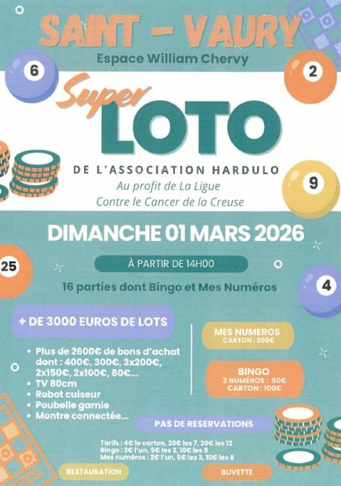Affiche du loto