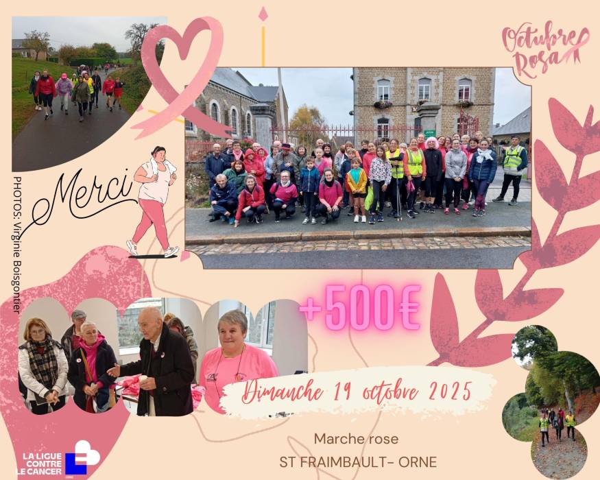 St Fraimbault- marche rose 2025