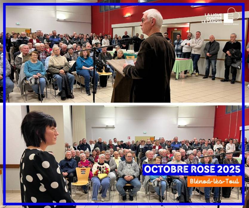 Remise de chèque 2026 | Blénod Marche Rose