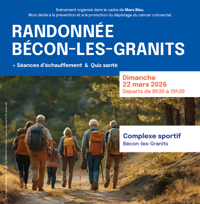 Visuel Randonnée Mars Bleu Bécon 2026