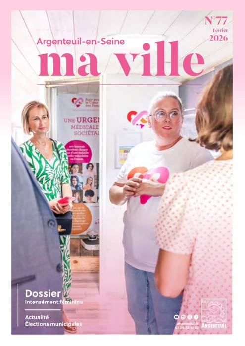 Une du magazine de la ville d'Argenteuil février 2026 