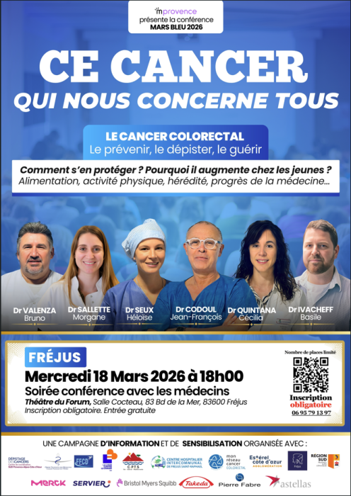 18.03.2026 - Fréjus - Affiche  A4  - MARS BLEU 2026-  conférence Mercredi 18 mars