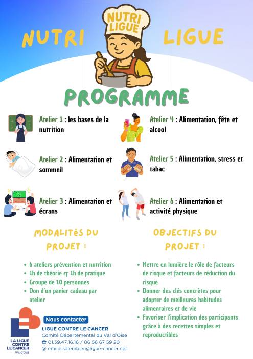 Affiche du programme Nutri'Ligue