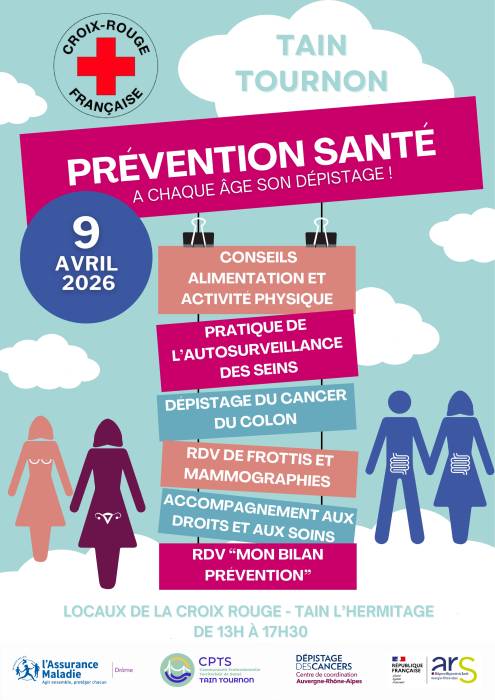 Parce que la prévention peut tout changer, venez vous informer, poser vos questions et prendre soin de vous !  👉 Entrée libre – ouvert à toutes et tous