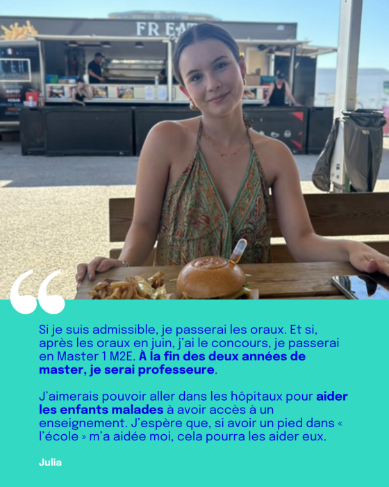 Témoignage Julia lymphome de Hodgkin