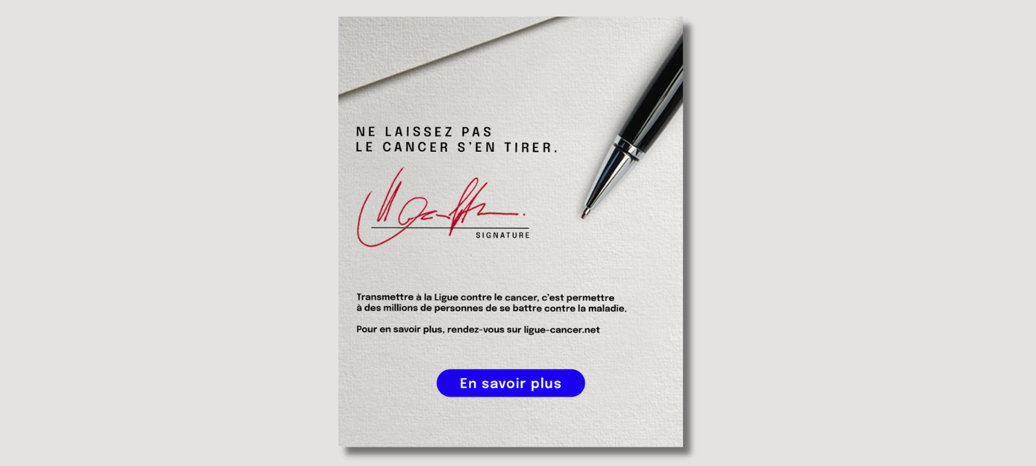 ne laissez pas le cancer s'en tirer