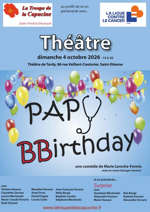 papy bbirthday théatre tardy