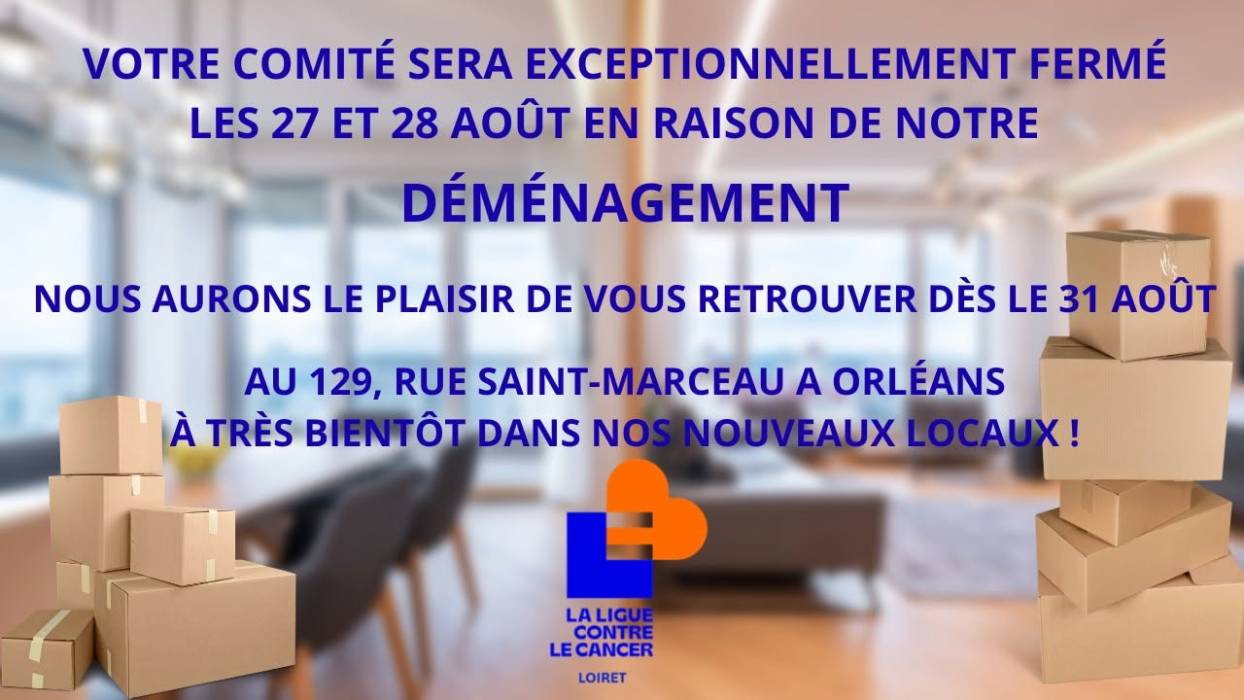 Nous déménageons !