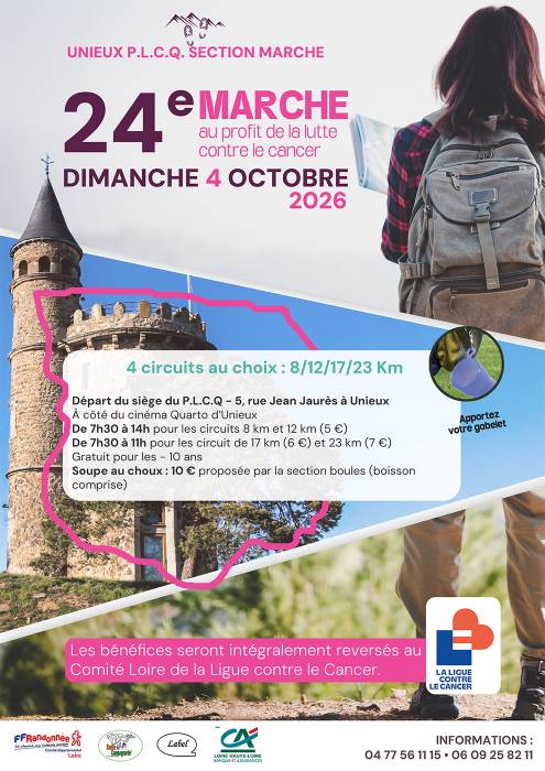 marche plcq unieux 2026
