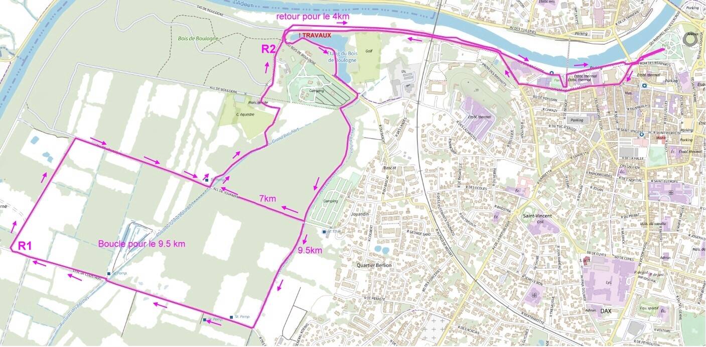 Parcours Foulées roses 2026