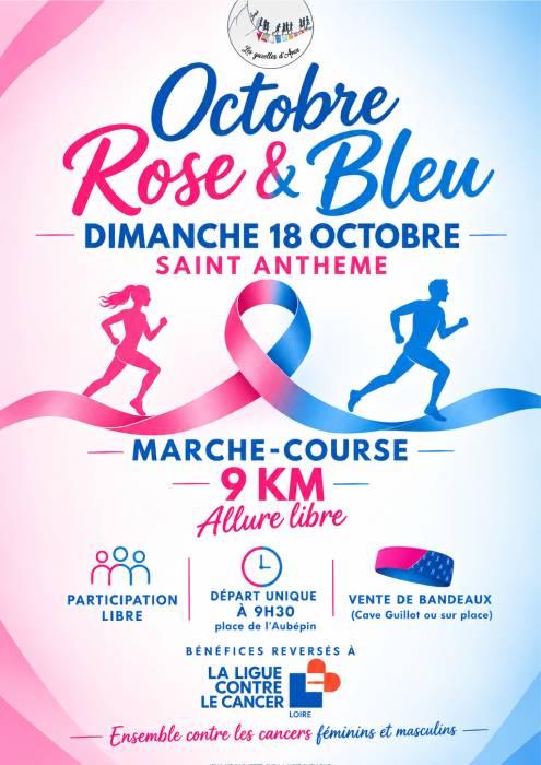 marche rose bleu St Anthème OR
