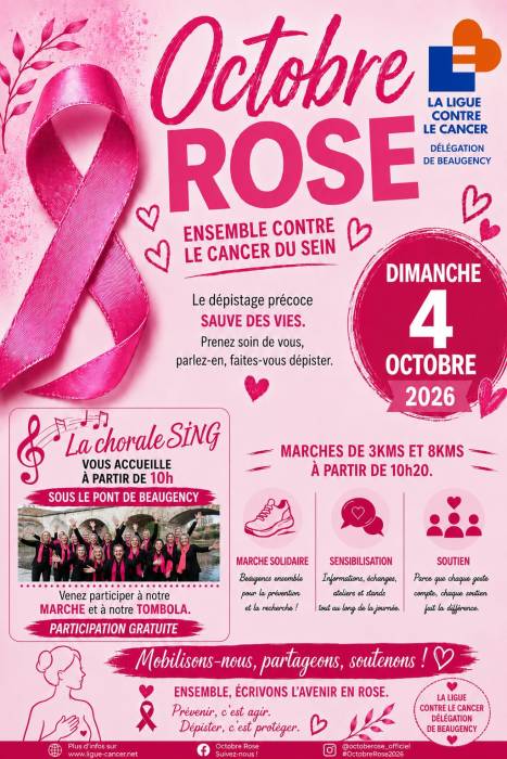 Octobre rose 2026 Beaugency
