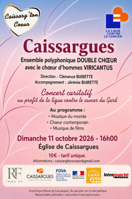 CAISSARG TON COEUR OCTOBRE ROSE