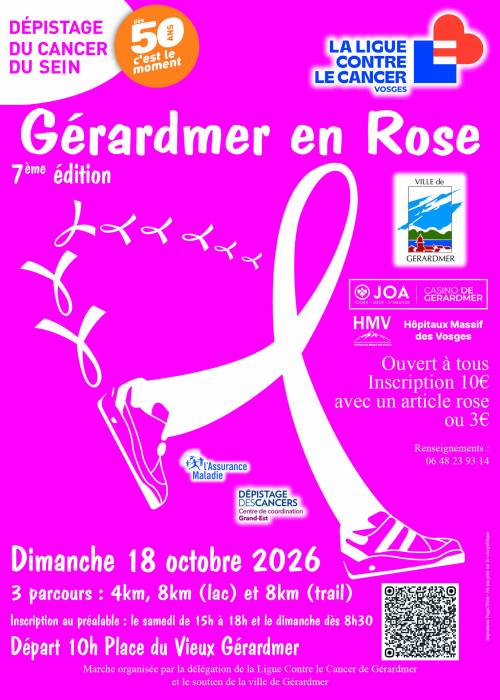 Marche Rose Gérardmer 18/10/2026