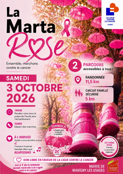 La Marta Rose 2026 à Marigny les Usages
