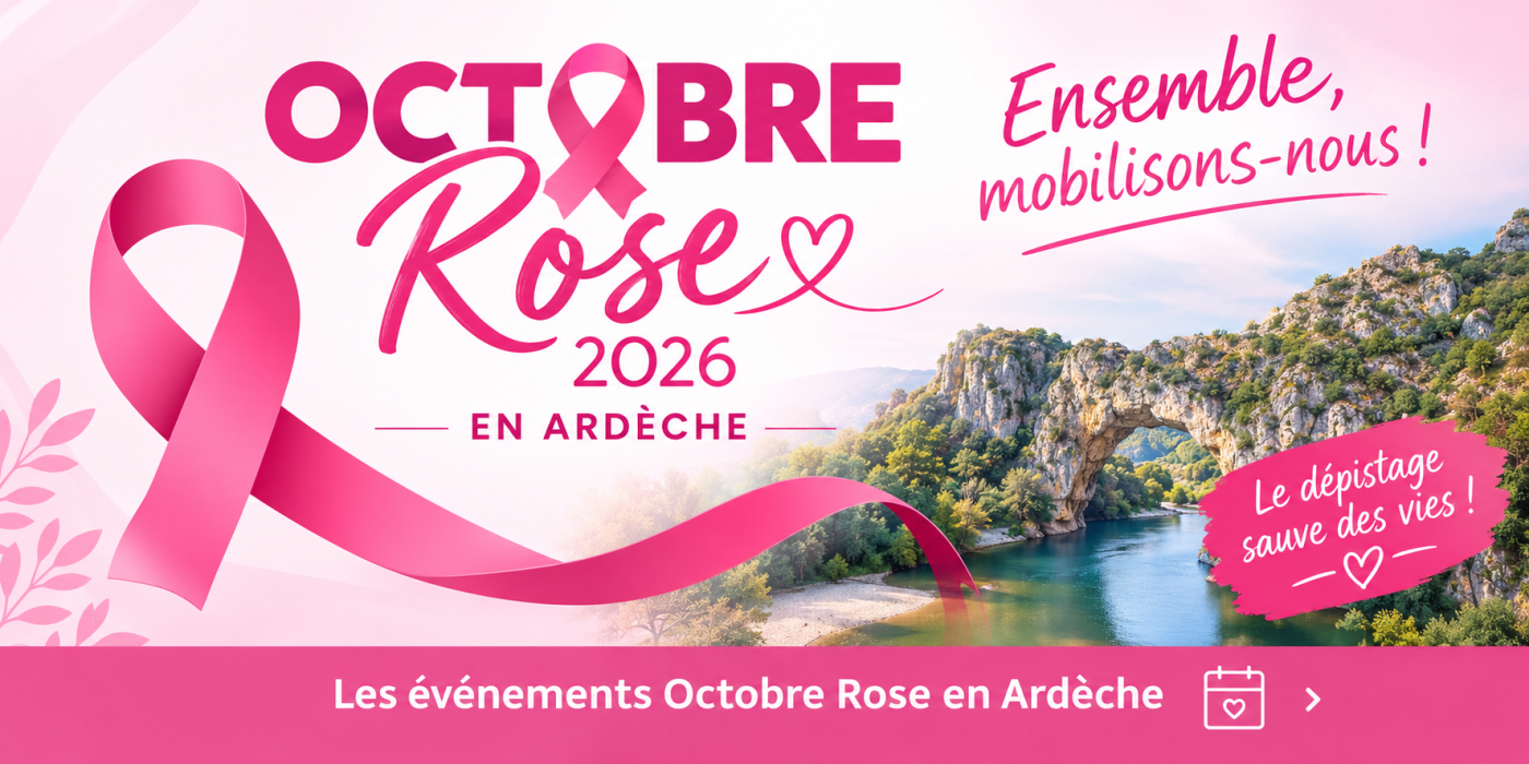 Octobre rose 2026 en Ardeche