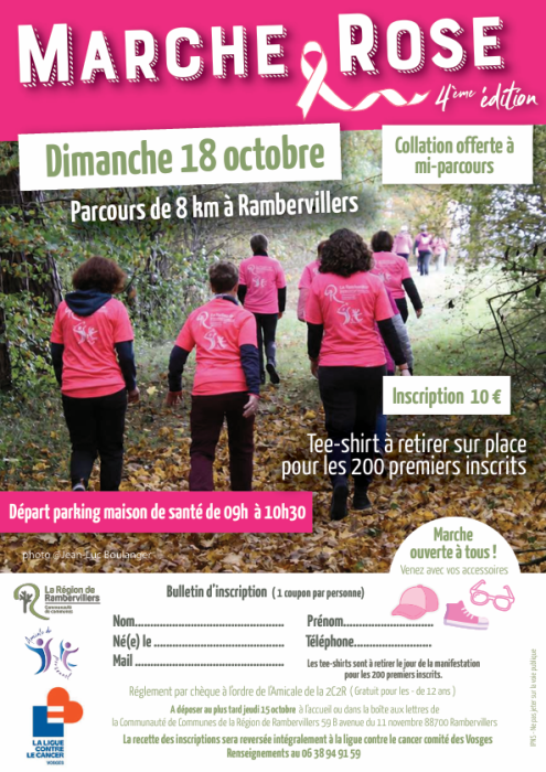 Marche Rose à Rambervillers