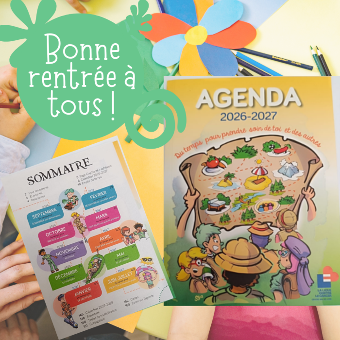 Rentrée scolaire 2026 agendas CM2