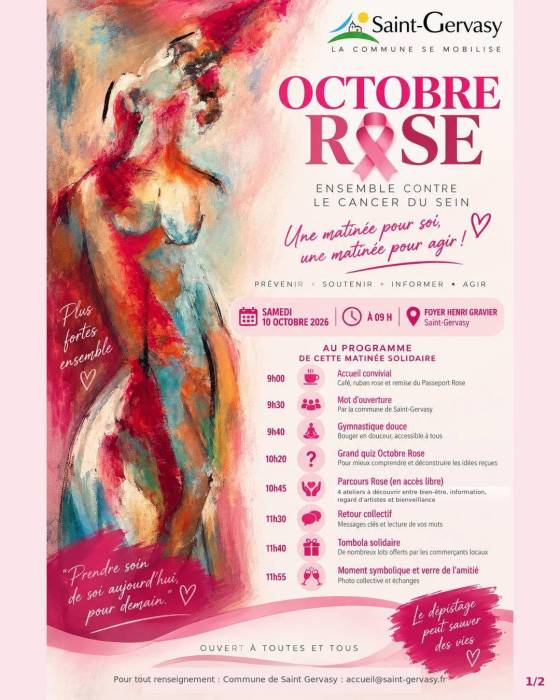 affiche matinée octobre rose mairie saint gervasy