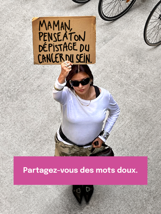 Maman, pense à ton dépistage du cancer du sein