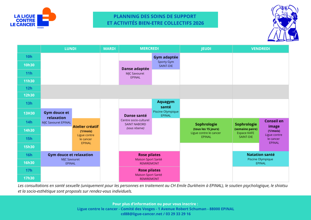 planning cours co