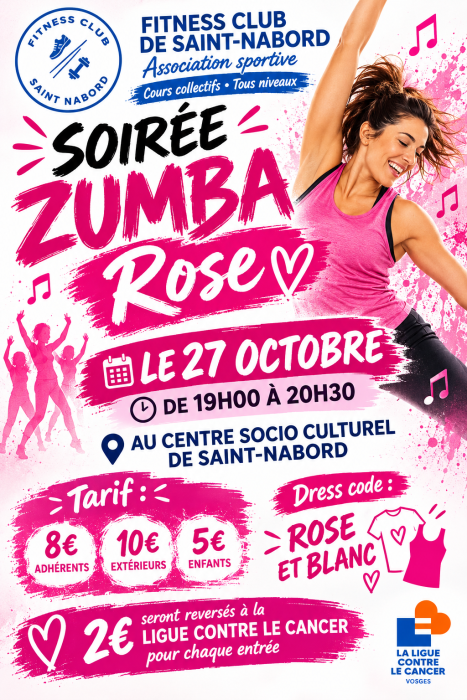 soirée zumba saint nabord
