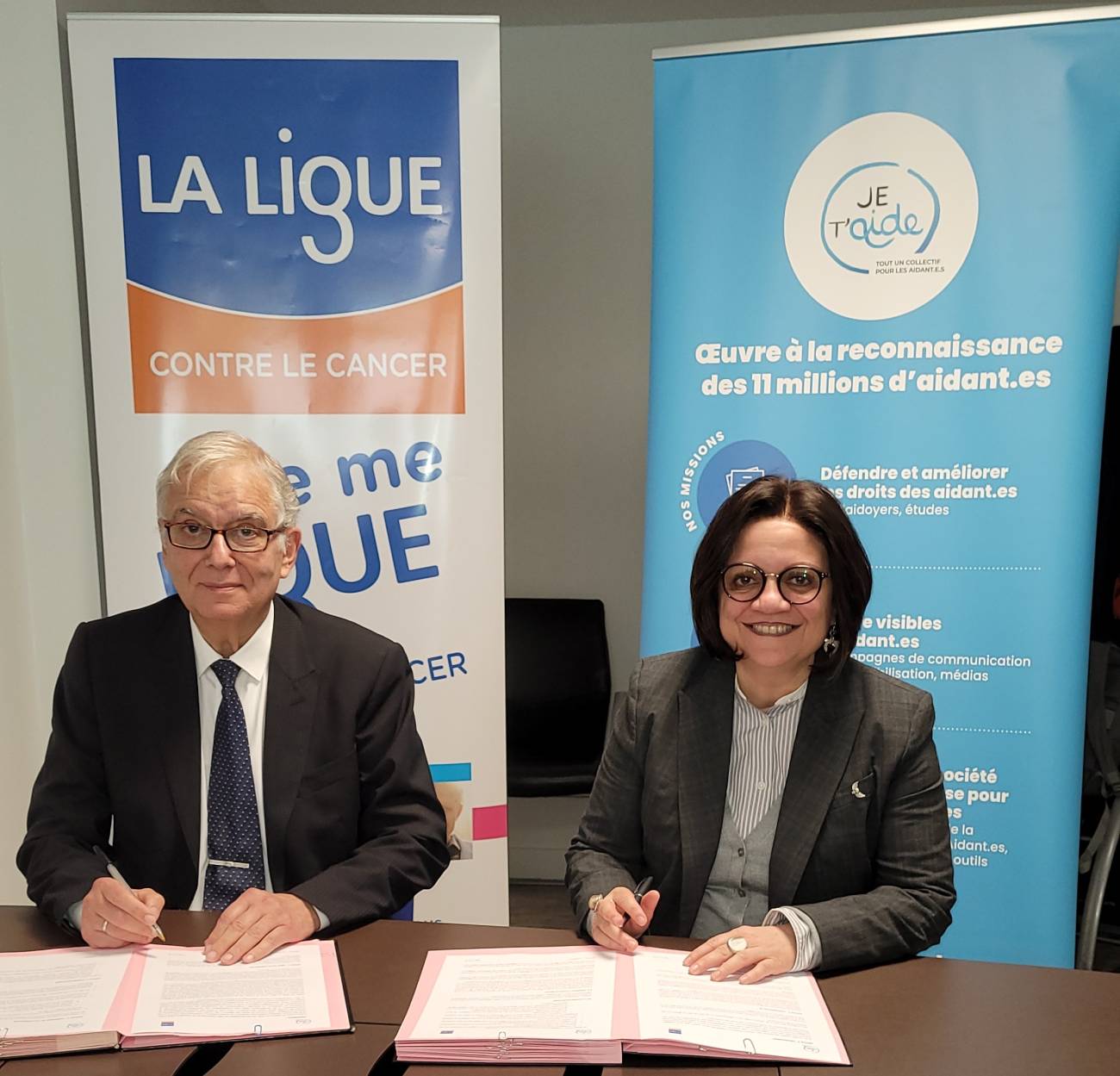 signature partenariat Ligue collectif Je t'Aide
