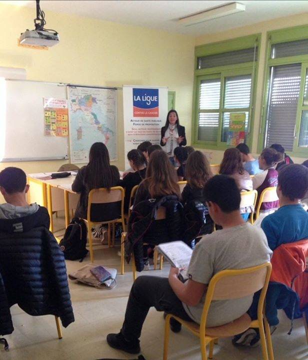 présentation devant une classe