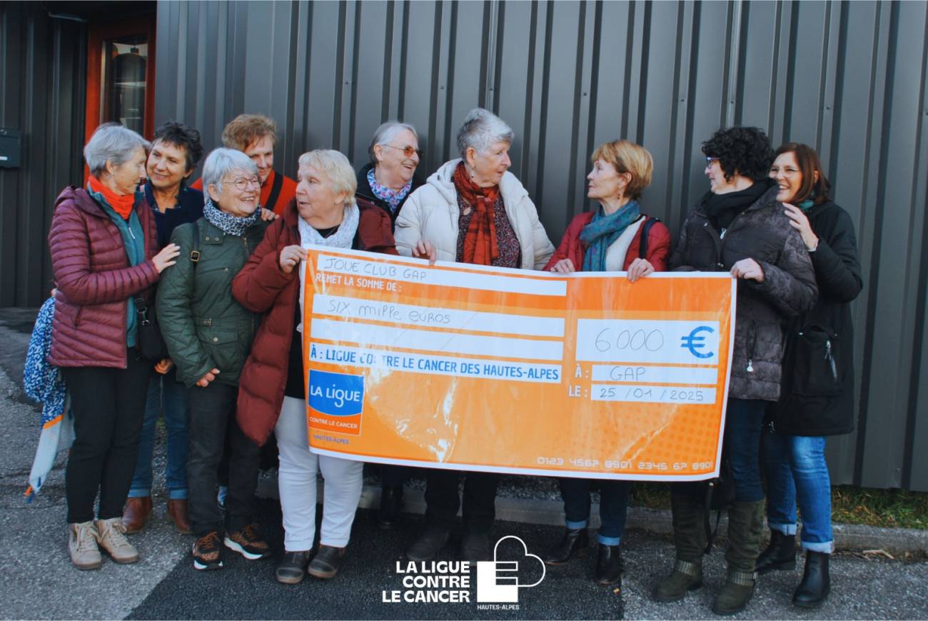 Remise de chèque Joue Club
