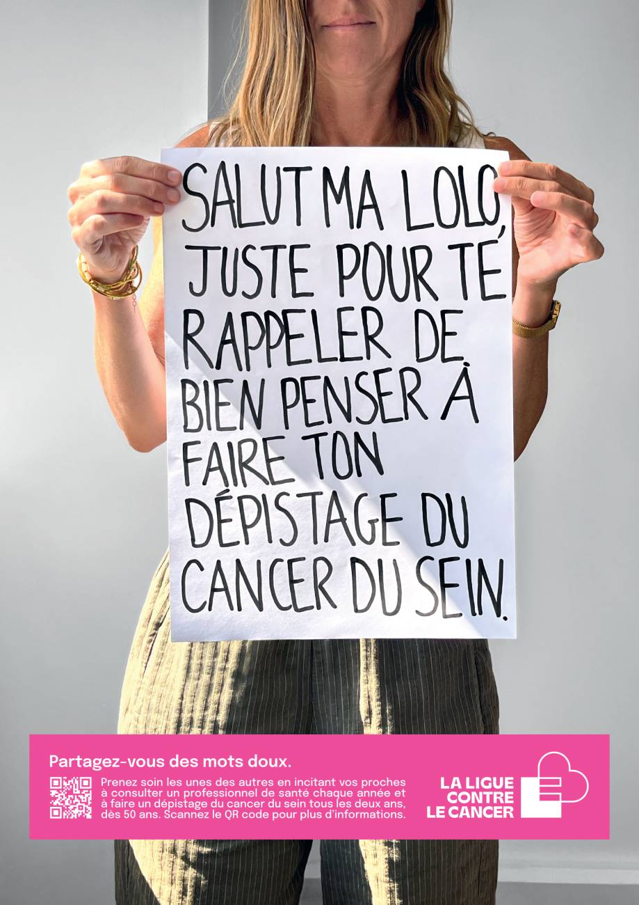 affiche octobre rose 2025