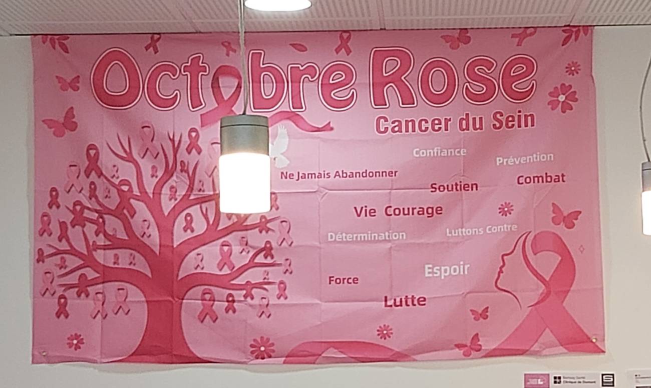 drapeau octobre rose