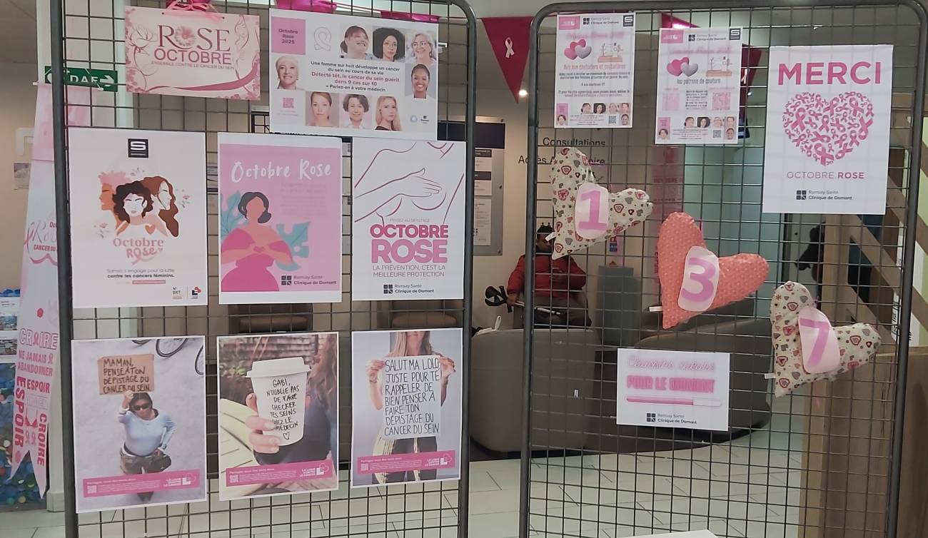 Le stand octobre rose Domont 2025