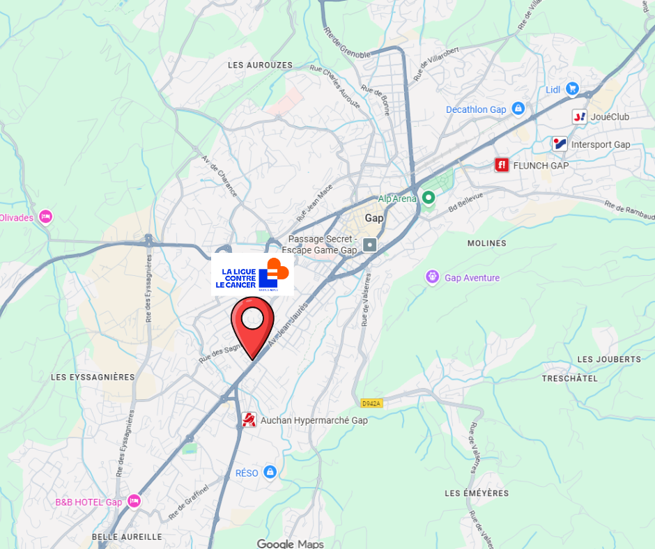 situation géographique dans Gap