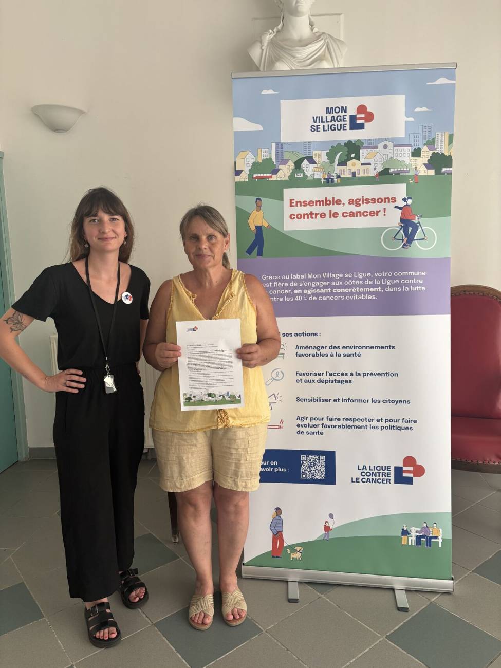 Signature lettre d'engagement ST LAURENT D'AIGOUZE