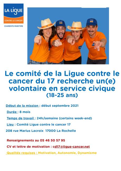 Affiche service civique