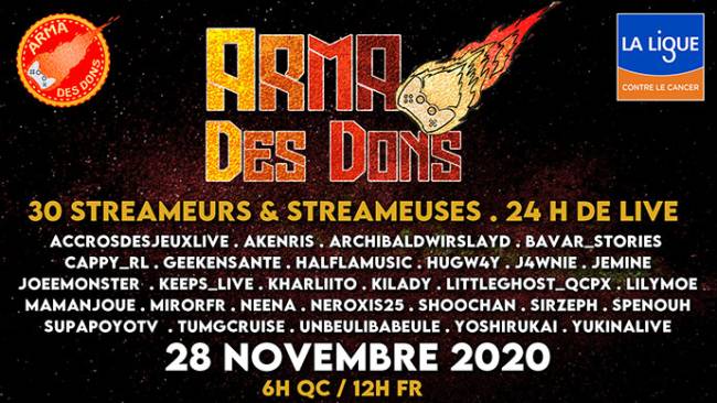 Arma des dons Ligue contre le cancer