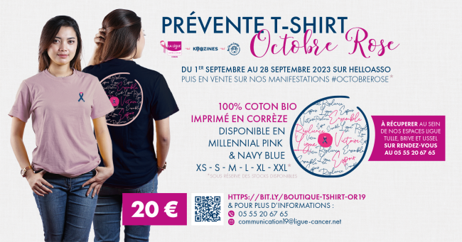 t-shirt Octobre Rose