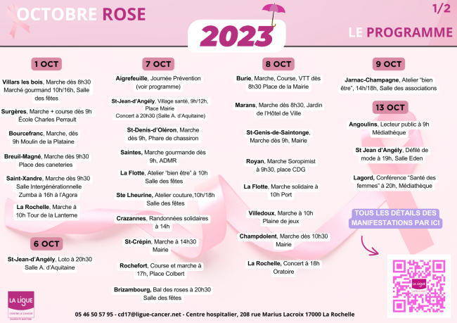 programme oct rose