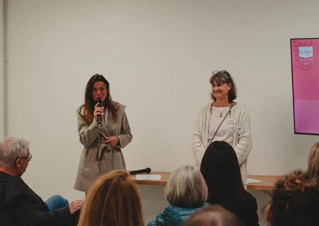 Nathalie colin, députée européenne & Diane Welfringer, directrice du CD57