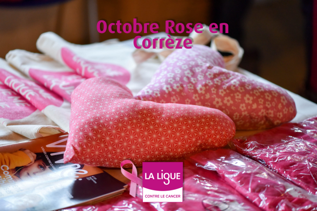 le programme d'octobre rose en Corrèze