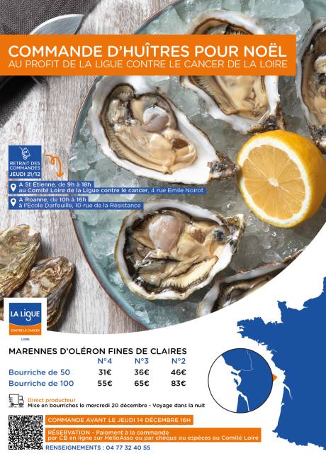 vente huitres noël cd42