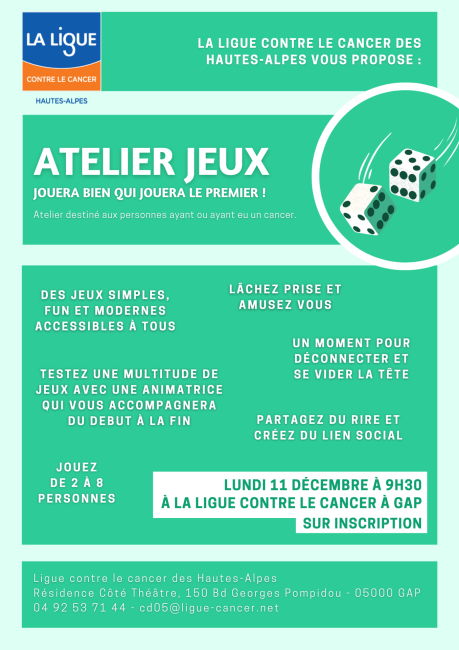 affiche atelier jeux