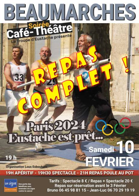 Soirée théâtre et poule au pot à Beaumarchés 2024